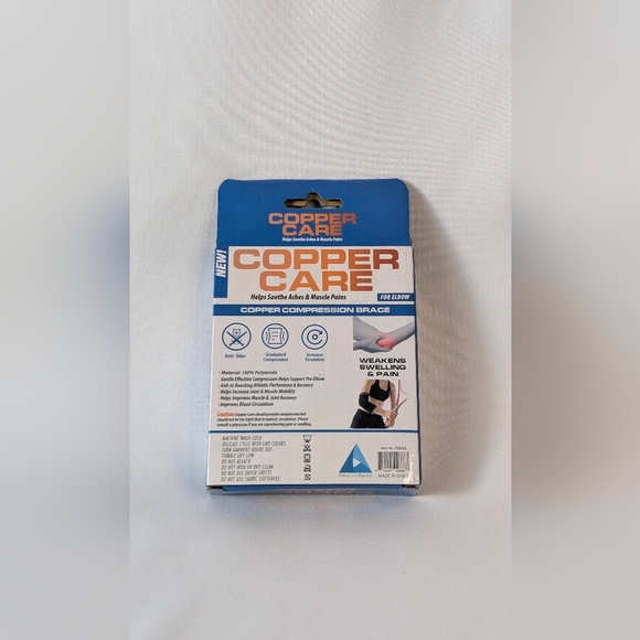 Copper Care compression sleeve elbow brace OSFM - BNIB! - Picture 2 of 2